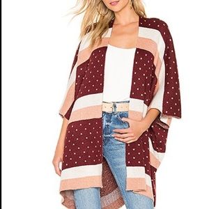 House of Harlow 1960 Revolve Poncho Sweater